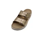 Ciabatte donna Duna Klit KW15Look york platino vista superiore