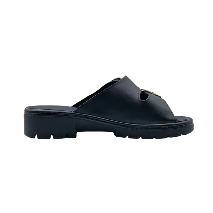 Ciabatte donna Loren T4160 nero vista mediale Ciabatte donna Loren T4160 nero vista mediale