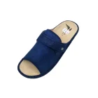 Ciabatte donna elasticizzate Hergos H150 nieve blu vista superiore
