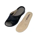 Ciabatte donna estive Hergos H2810 nero plantare estraibile