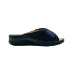 Ciabatte donna estive Hergos H2810 nero vista mediale