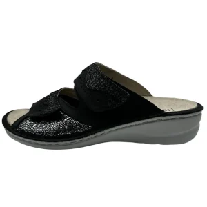 Ciabatte ortopediche pianta larga Donna Duna WGR86 vista laterale