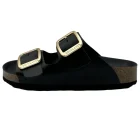 Ciabatte anatomiche donna Grunland CB3272 nero vista laterale