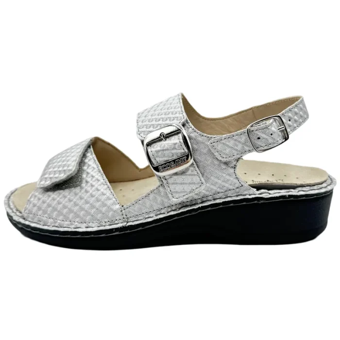 Sandali con plantare estraibile donna Ecosanit 113514 vista laterale