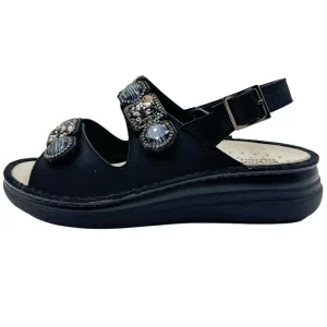 Sandali con plantare estraibile donna Ecosanit 113P019 vista laterale