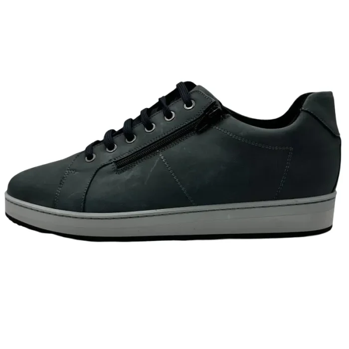 Sneakers ortopediche in pelle blu Uomo Duna MN13 Larry Sneakers ortopediche in pelle blu Uomo Duna MN13 Larry