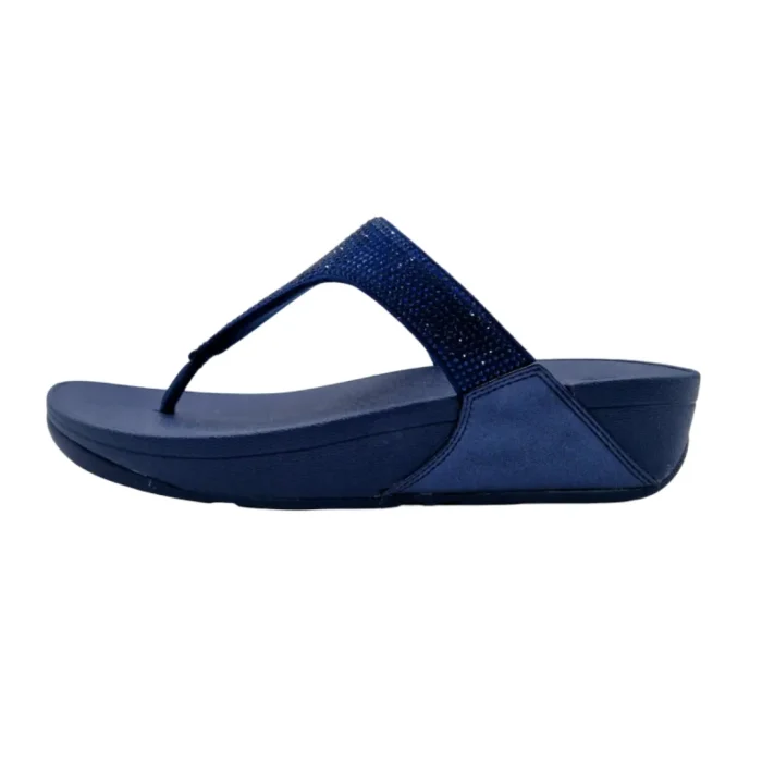 Infradito donna Fitflop EC5 blu vista laterale