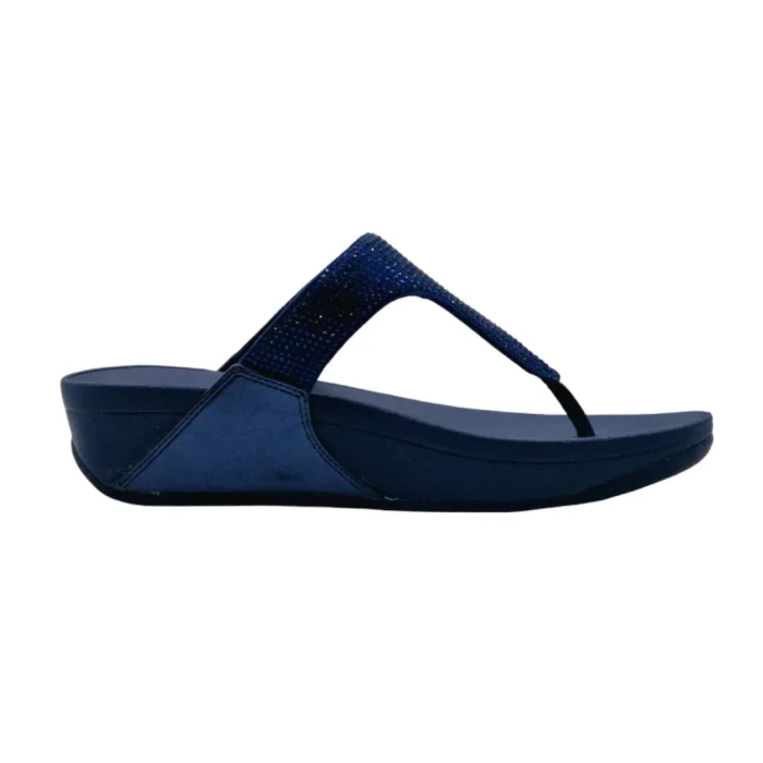 Infradito donna Fitflop EC5 blu vista mediale