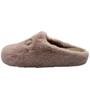 Pantofole donna con plantare estraibile Podoline Carinola rosa vista laterale