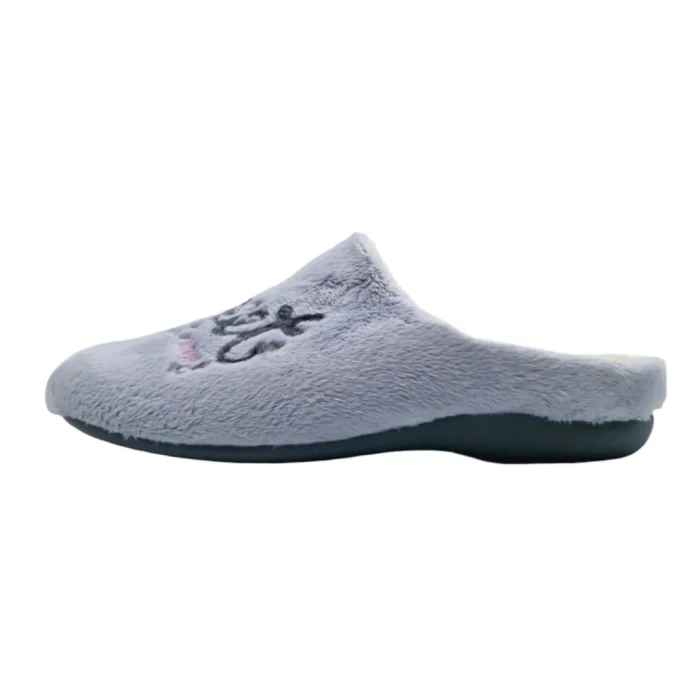 Pantofole con plantare estraibile donna Loren W9125 vista laterale