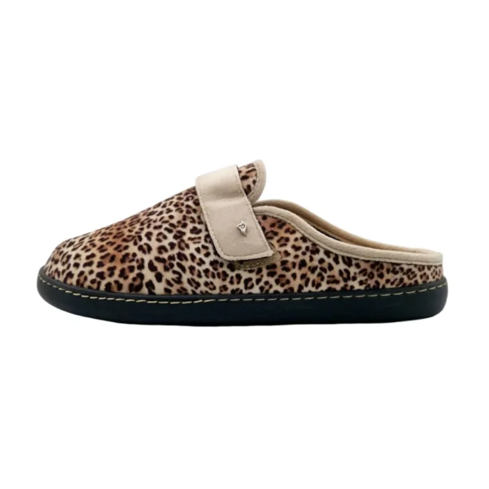 Pantofole con soletta estraibile donna Podoline Corbetta vista laterale