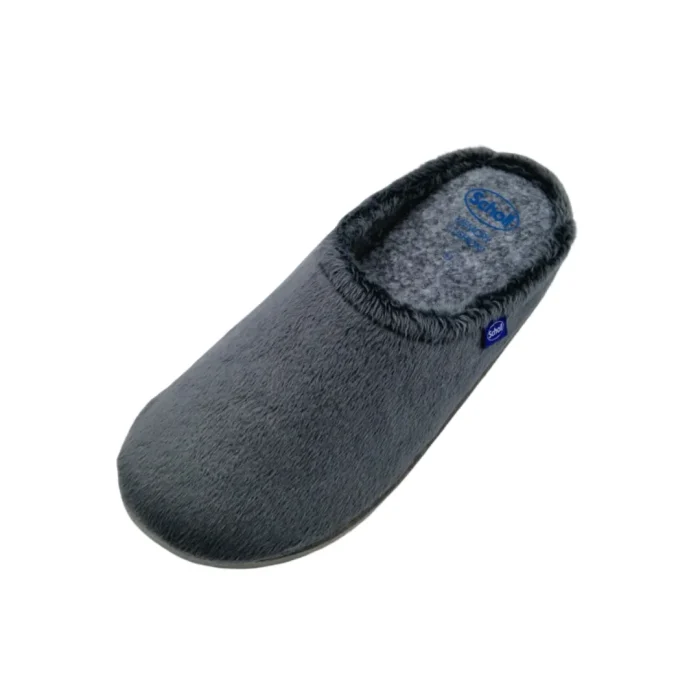 Pantofole donna Dr. Scholl Holly grigio vista superiore