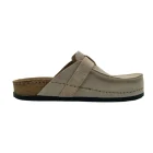 Pantofole mocassino donna Scholl Bora beige vista mediale