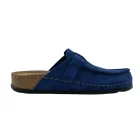 Pantofole mocassino donna Scholl Bora denim vista mediale