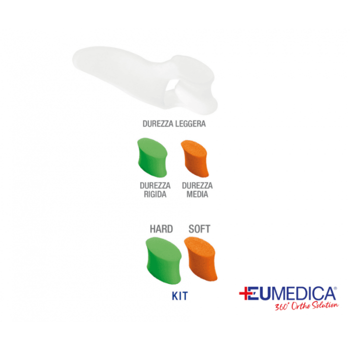 Protezione alluce valgo con divaricatore regolabile Eumedica