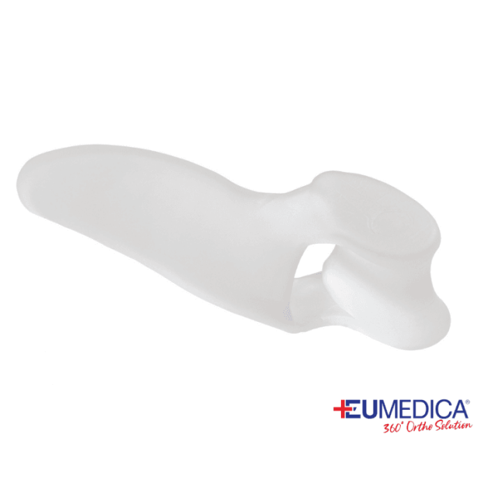 Protezione alluce valgo con divaricatore regolabile Eumedica senza rinforzo