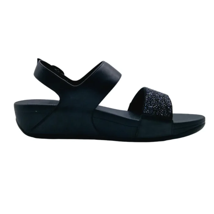 Sandali donna Fitflop I95 nero vista mediale