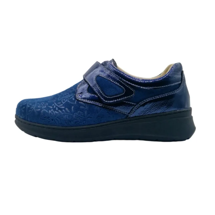 Scarpe con tomaia elasticizzata donna Ecosanit 113F060 vista laterale Scarpe con tomaia elasticizzata donna Ecosanit 113F060 vista laterale