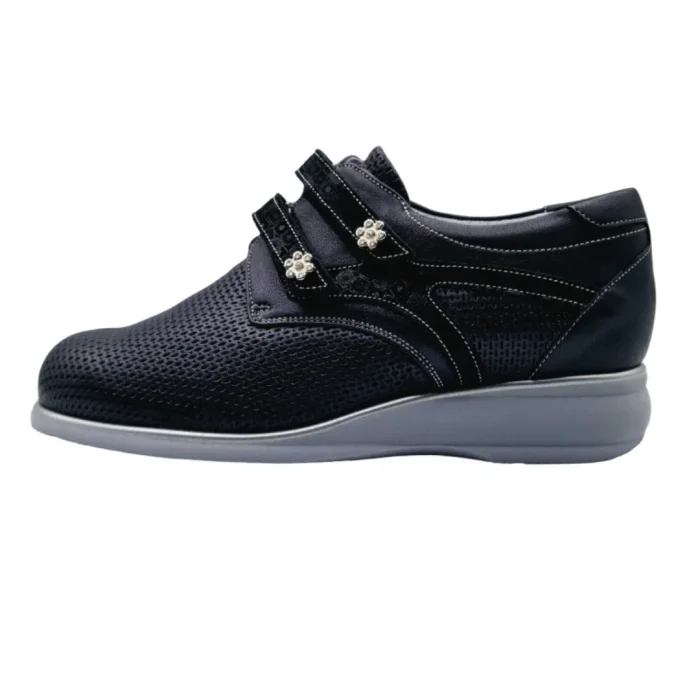 Scarpe donna Duna We01 Camelia vista laterale