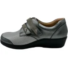Scarpe elasticizzate donna Duna DM42 Meda perlato nero vista laterale