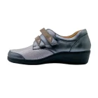 Scarpe elasticizzate donna Duna DM42 Meda piombo vista laterale