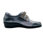 Scarpe elasticizzate donna Duna DM42 Meda piombo vista mediale