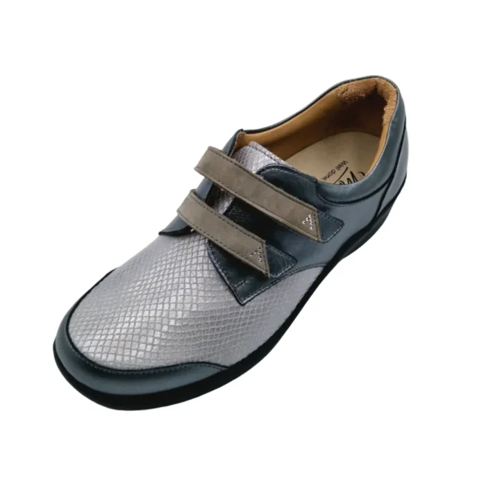Scarpe elasticizzate donna Duna DM42 Meda piombo vista superiore