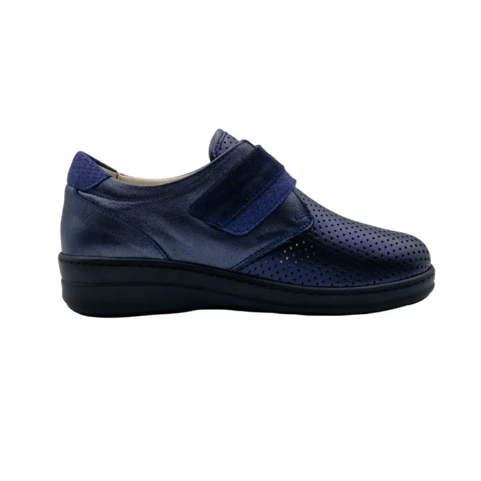 Scarpe elasticizzate donna Loren M3123 bleu vista mediale