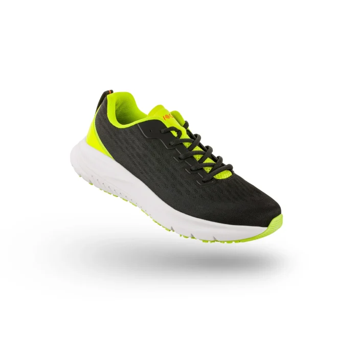 Scarpe-estive-plantare-estraibile-Wock-ActionPro-Nero-Verde-Vista-Frontale.webp