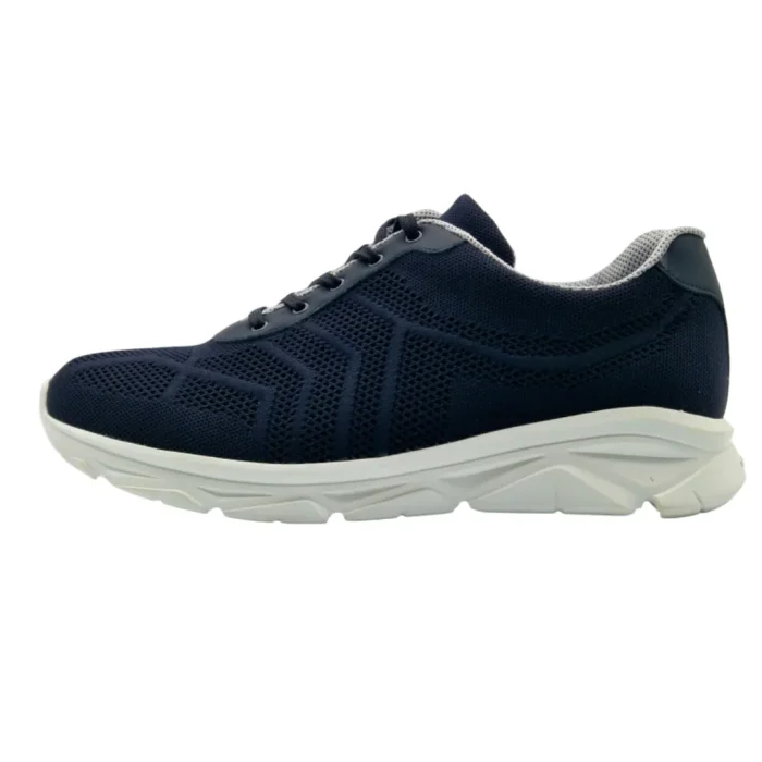 Scarpe ortopediche da lavoro uomo Ecosanit 111x000 nero bianco vista laterale