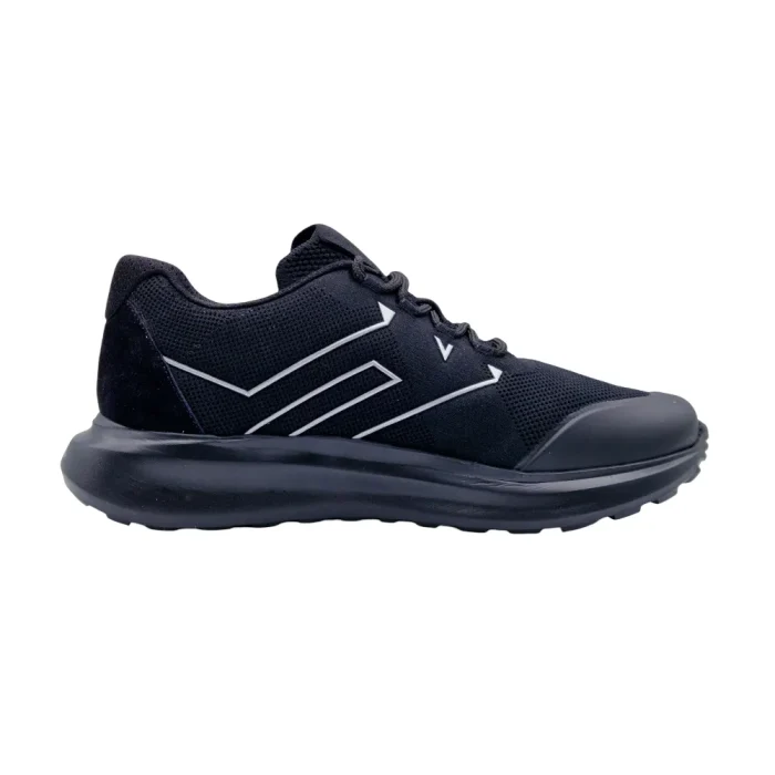 Scarpe per piede diabetico unisex Duna Eikon pro nero vista mediale