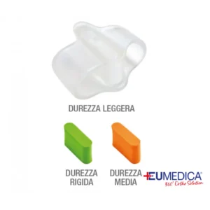 Separa dita piedi ad anello doppio regolabile Eumedica