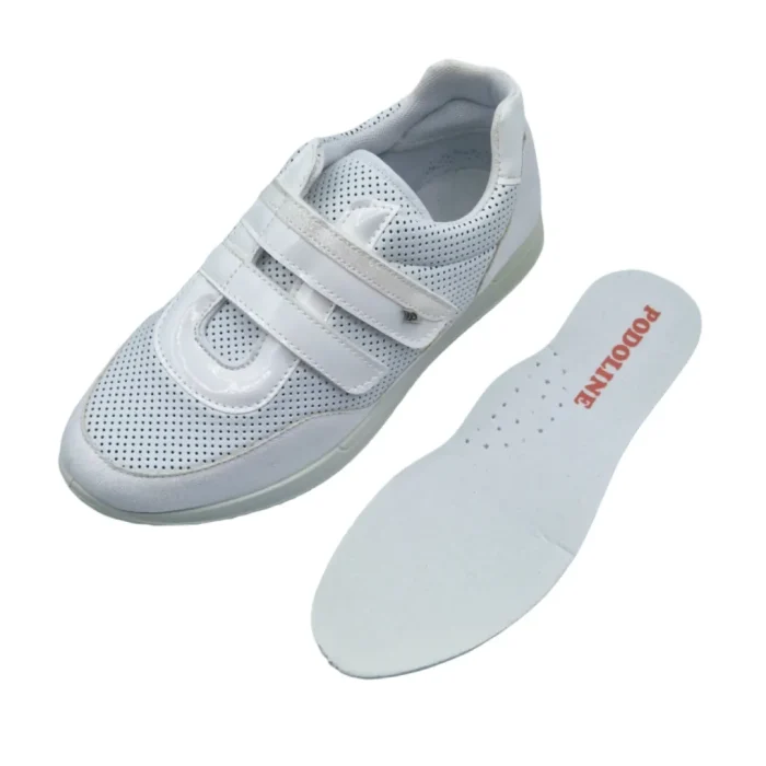 Sneakers con velcro donna Podoline Villette plantare estraibile