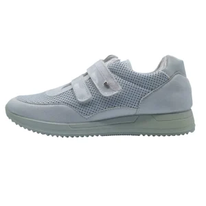 Sneakers con velcro donna Podoline Villette vista laterale
