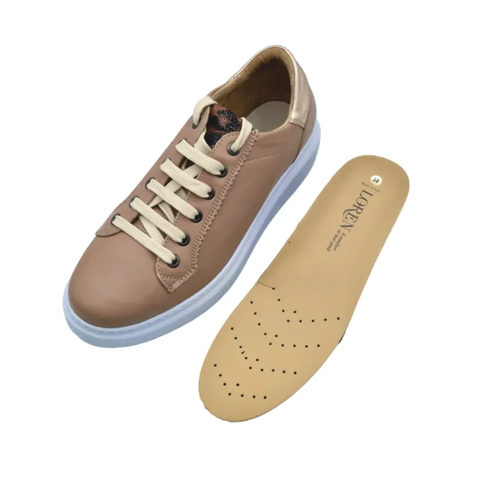 Sneakers donna pianta larga Loren C4054 plantare estraibile