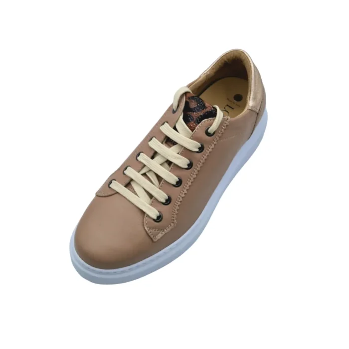 Sneakers donna pianta larga Loren C4054 vista superiore