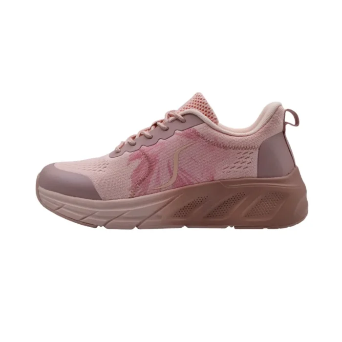 Sneakers ortopediche donna Loren A2000 rosa vista laterale