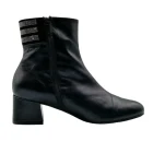Stivaletti eleganti donna Loren 60939 pelle nero vista mediale