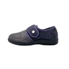 Pantofole chiuse donna Ecosanit 142413 antracite vista laterale