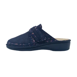 Pantofole ortopediche donna Ecosanit 113T020 vista laterale