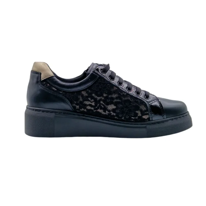 Sneakers morbide donna Loren M3192 vista mediale Sneakers morbide donna Loren M3192 vista mediale