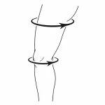 Circonferenza rotula e metà coscia