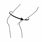 Circonferenza sopra il ginocchio