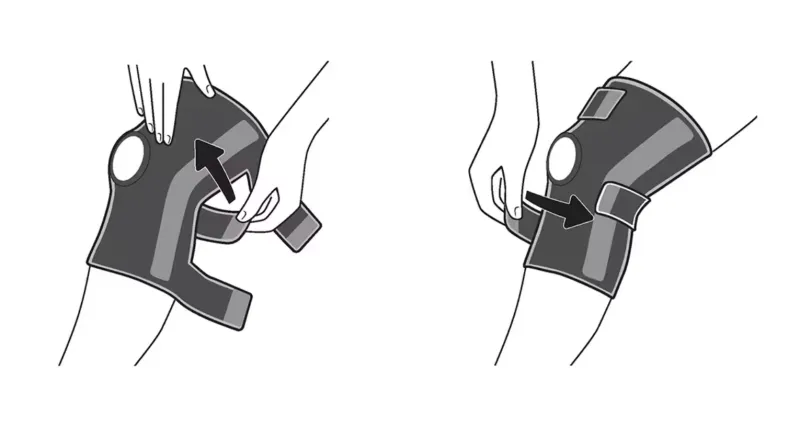 Come indossare lo Stabilizzatore ginocchio regolabile Futuro