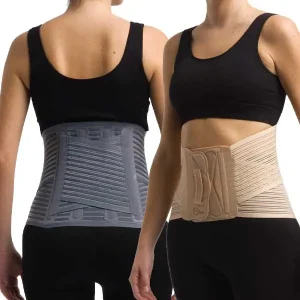 Corsetto lombare semirigido Primespine prs610g grigio e beige