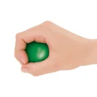 Pallina morbida per riabilitazione mano Tecniwork chiusa nella mano