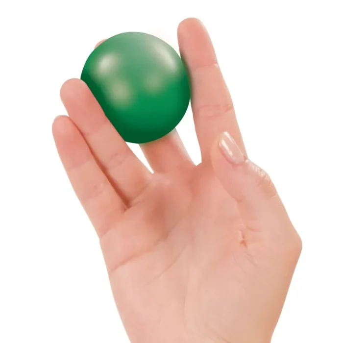 Pallina morbida per riabilitazione mano Tecniwork tra indice e anulare