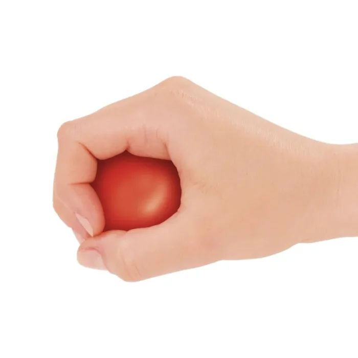 Pallina per la riabilitazione della mano strong Tecniwork chiusa nella mano verso giù