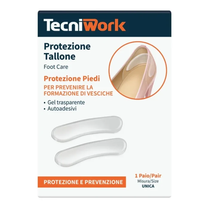 Confezione della protezione tallone in gel Tecniwork