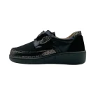 Scarpe elasticizzate con velcro donna Loren L8214 vista laterale